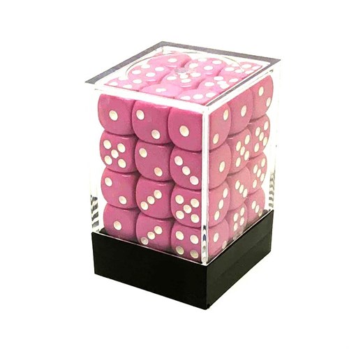 Dice Set 36 pcs. D6 Pink 12 mm - photo 25597