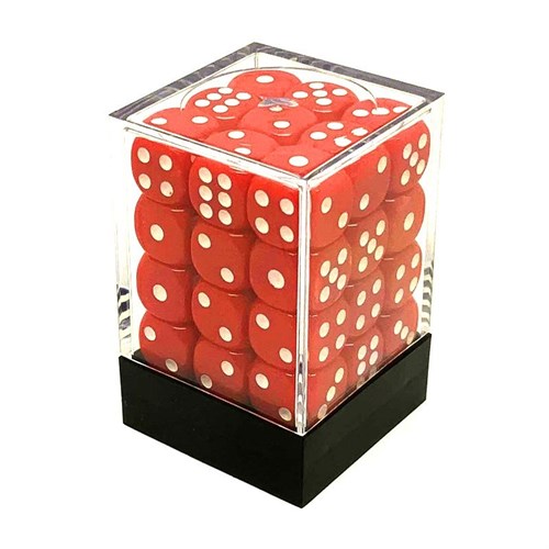 Dice Set 36 pcs. D6 Red 12 mm - photo 25613