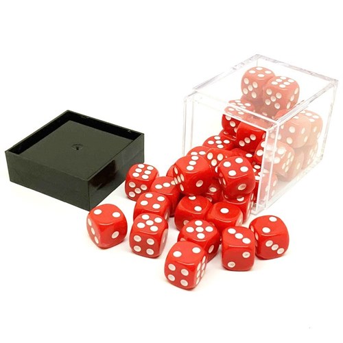 Dice Set 36 pcs. D6 Red 12 mm - photo 25614