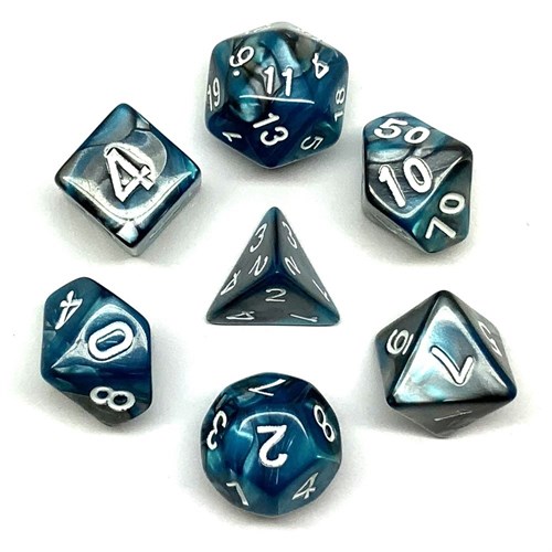 7-Piece RPG Dice Set — Turquoise Source - photo 25795