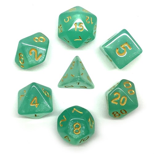 7-Piece RPG Dice Set — Barrier Reef - photo 25796