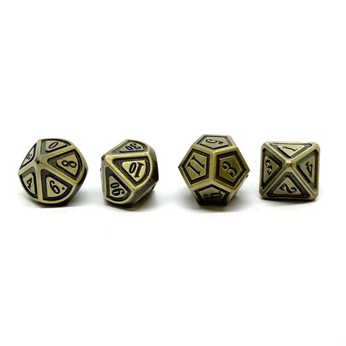 7-Piece Metal RPG Dice Set — Ready Metal - photo 25798