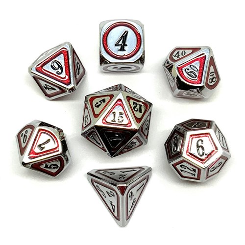 7-Piece Metal RPG Dice Set — Semaphore Metal - photo 25849