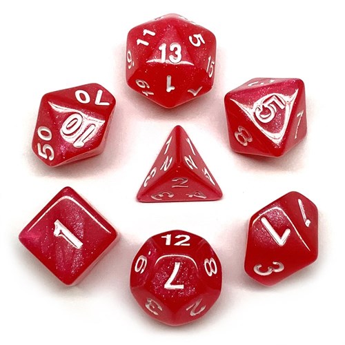 7-Piece RPG Dice Set — Quartz - photo 25876