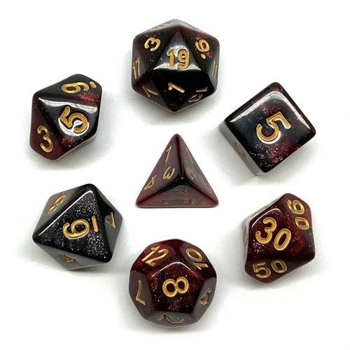 7-Piece RPG Dice Set — Magic Granite - photo 25912