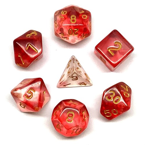 7-Piece RPG Dice Set — Rose - photo 25915