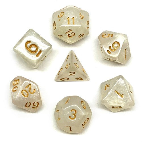 7-Piece RPG Dice Set — Agate - photo 25916