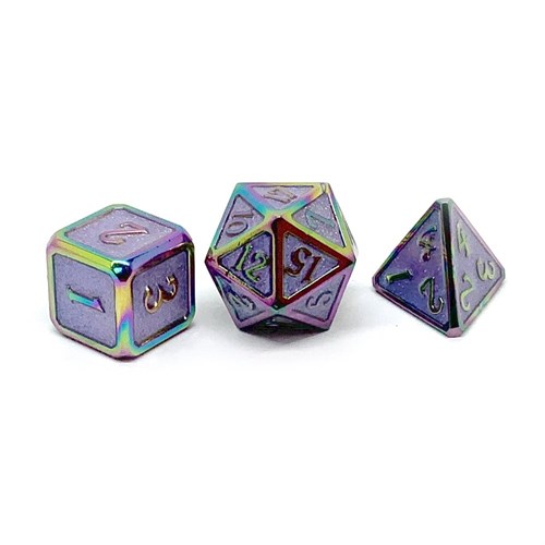 7-Piece Metal RPG Dice Set — Tempered Metal - photo 25919