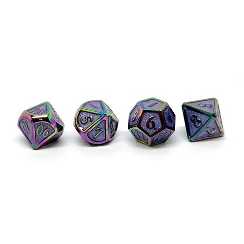 7-Piece Metal RPG Dice Set — Tempered Metal - photo 25920