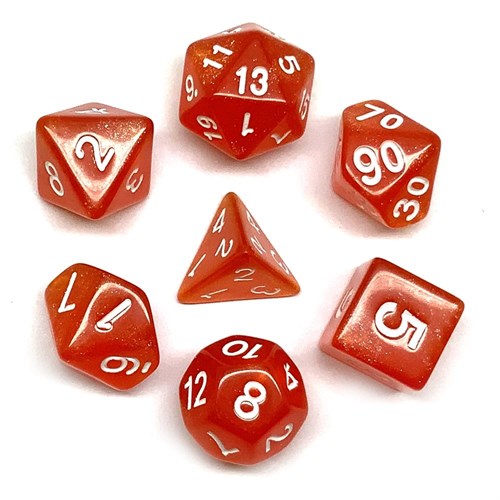 7-Piece RPG Dice Set — Orange - photo 25968