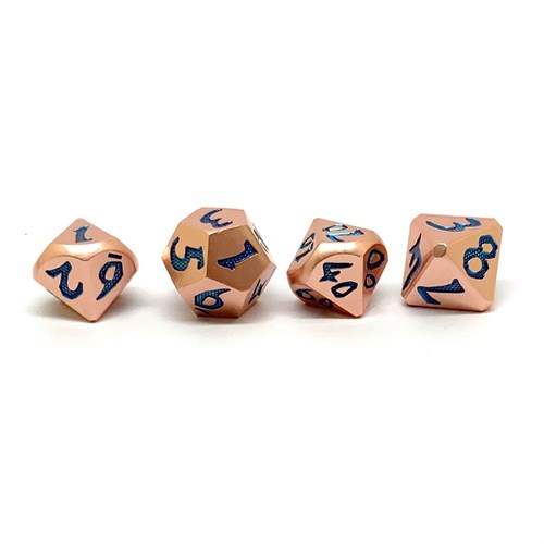 7-Piece Metal RPG Dice Set — Sparkling Fruit - photo 26153