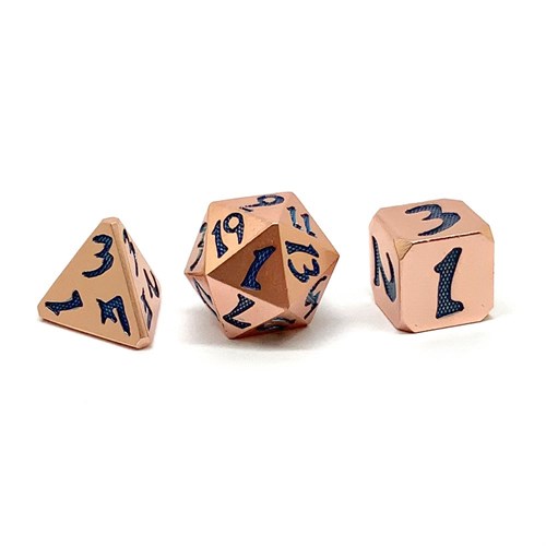 7-Piece Metal RPG Dice Set — Sparkling Fruit - photo 26154
