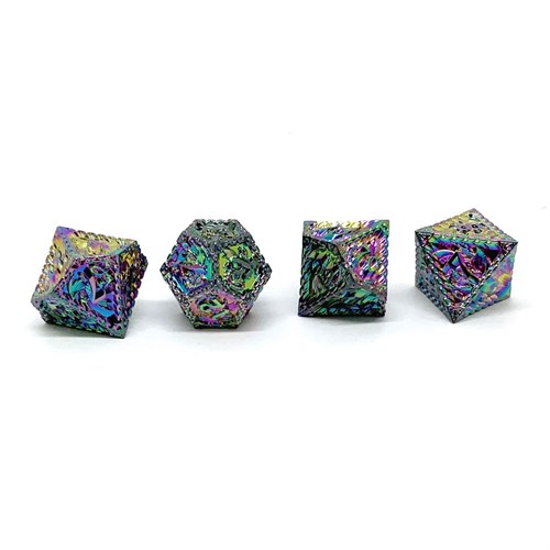 7-Piece Metal RPG Dice Set — Fairy Dragon - photo 26166