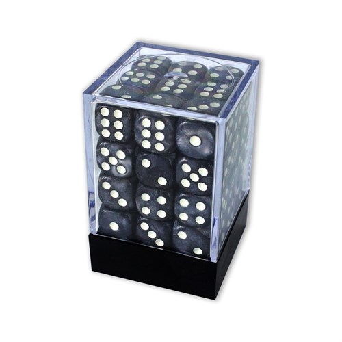 Dice Set 36 pcs. D6 Black Pearlescent 12 mm - photo 26472