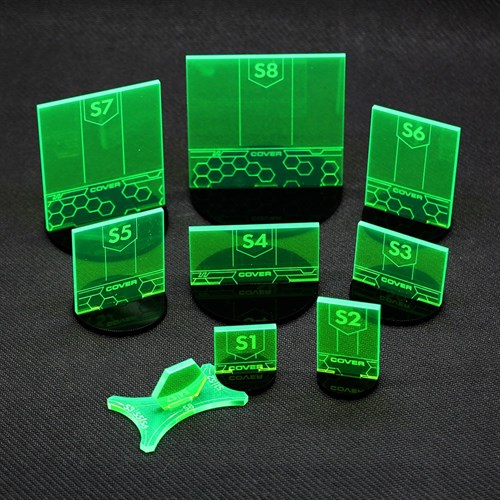 Silhouette Set (8 pcs. + Ruler for for) for Infinity OW - photo 27744