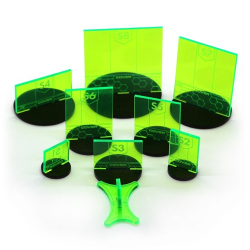 Silhouette Set (8 pcs. + Ruler for for) for Infinity OW - photo 27745