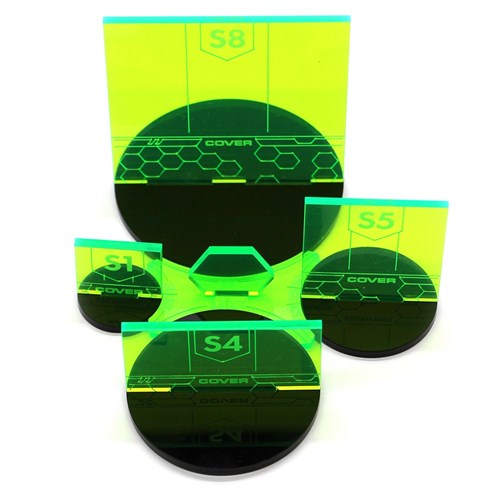 Silhouette Set (8 pcs. + Ruler for for) for Infinity OW - photo 27746