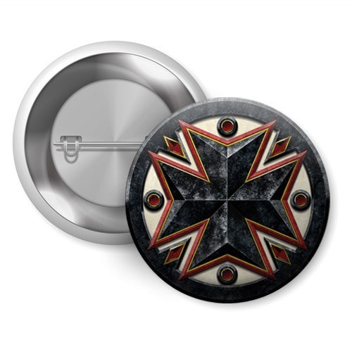 Pin Badge Ork's Workshop Black Templars Custom - photo 28431