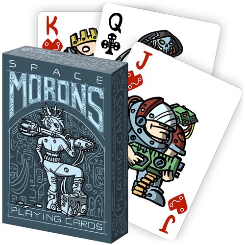 Gaming Playing Cards for Poker Plastic Collectible OW «Space Morons» - photo 28432
