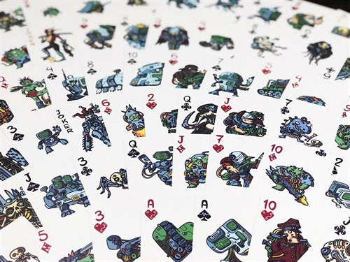 Gaming Playing Cards for Poker Plastic Collectible OW «Space Morons» - photo 28434