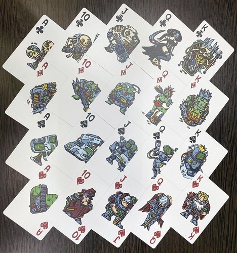 Gaming Playing Cards for Poker Plastic Collectible OW «Space Morons» - photo 28435