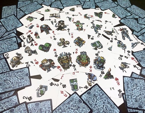 Gaming Playing Cards for Poker Plastic Collectible OW «Space Morons» - photo 28436