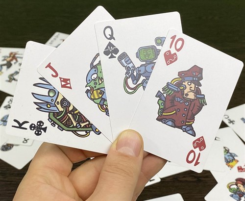 Gaming Playing Cards for Poker Plastic Collectible OW «Space Morons» - photo 28437