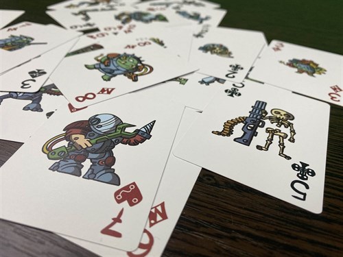 Gaming Playing Cards for Poker Plastic Collectible OW «Space Morons» - photo 28438