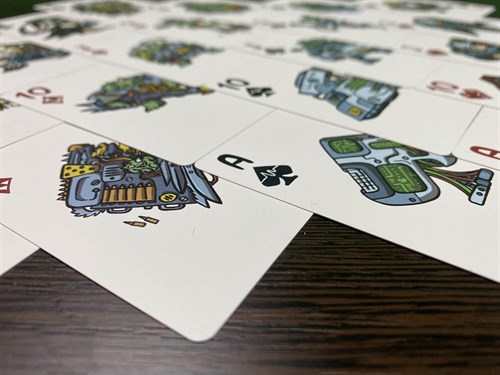 Gaming Playing Cards for Poker Plastic Collectible OW «Space Morons» - photo 28439