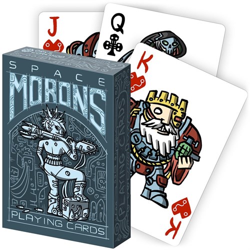 Gaming Playing Cards for Poker Plastic Collectible OW «Space Morons» - photo 28442