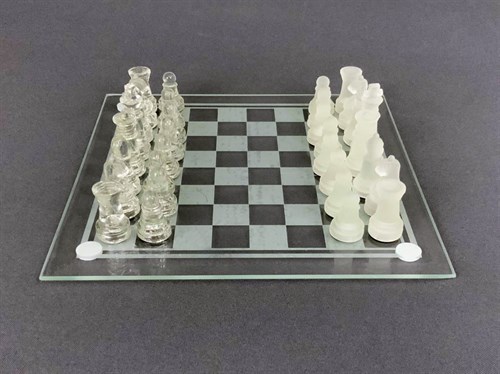 Chess Set Compact 20×20 cm "Icy Opening" / Board Game - photo 28448