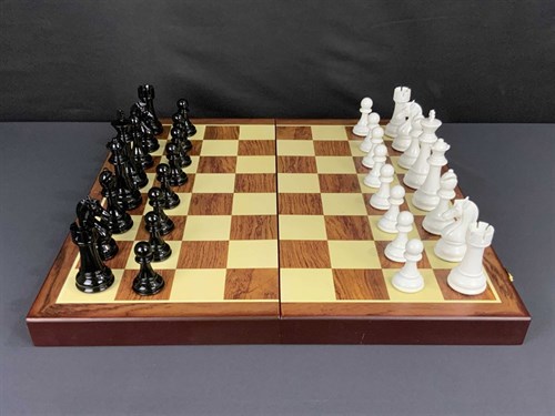 Chess Set Large 52×52 cm "Grandmaster Classic" with Weighted Pieces / Board Game - photo 28452