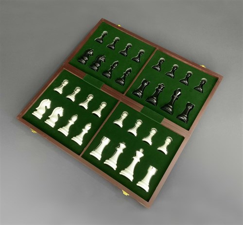 Chess Set Large 52×52 cm "Grandmaster Classic" with Weighted Pieces / Board Game - photo 28455