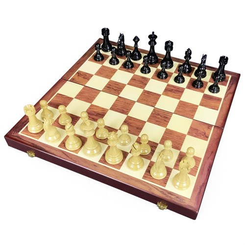 Chess Set Large 52×52 cm "Grandmaster" with Weighted Pieces / Board Game - photo 28458