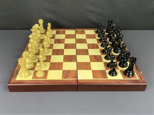 Chess Set Large 52×52 cm "Grandmaster" with Weighted Pieces / Board Game - photo 28459