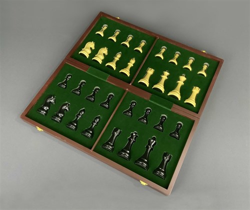 Chess Set Large 52×52 cm "Grandmaster" with Weighted Pieces / Board Game - photo 28462