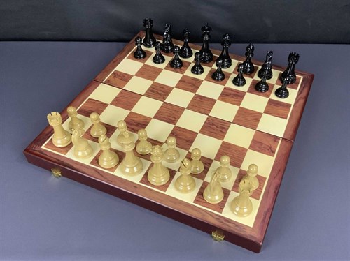 Chess Set Large 52×52 cm "Grandmaster" with Weighted Pieces / Board Game - photo 28463