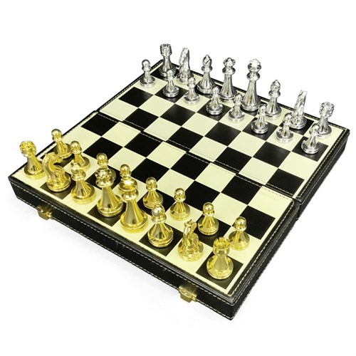 Gift Chess Set 29×29 cm "Gambit" with Weighted Pieces / Board Game - photo 28471