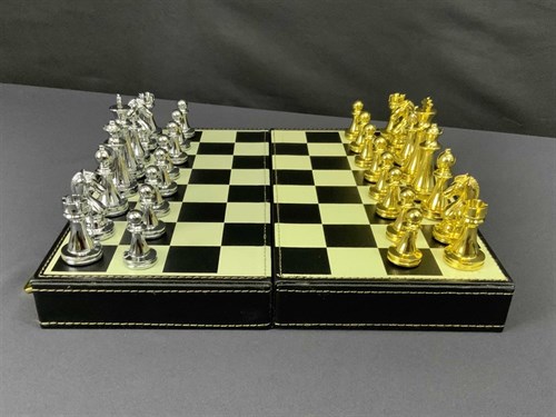 Gift Chess Set 29×29 cm "Gambit" with Weighted Pieces / Board Game - photo 28472