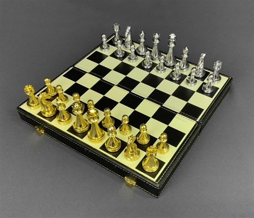 Gift Chess Set 29×29 cm "Gambit" with Weighted Pieces / Board Game - photo 28477