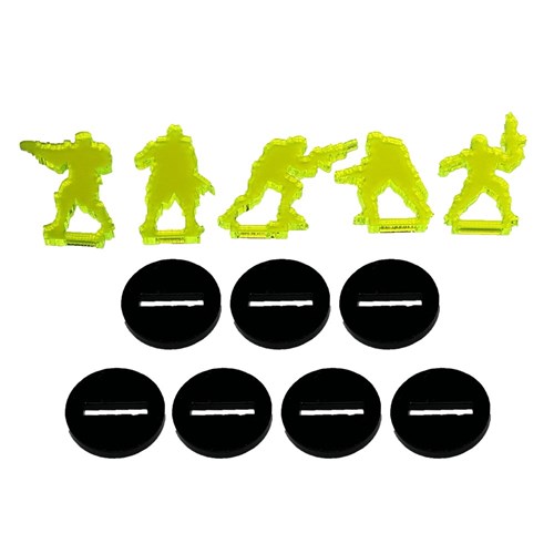 Set Camouflage Silhouettes S2 (5 pcs.) for Infinity (Green) OW - photo 28714