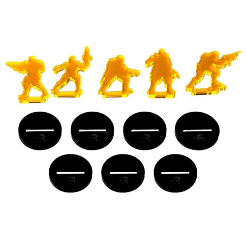 Set Camouflage Silhouettes S2 (5 pcs.) for Infinity (Orange) OW - photo 28726