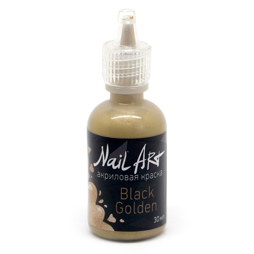 Nail Art Paint OW Black Golden Pearly 30 ml. Ork's Workshop Nail Art - photo 28727