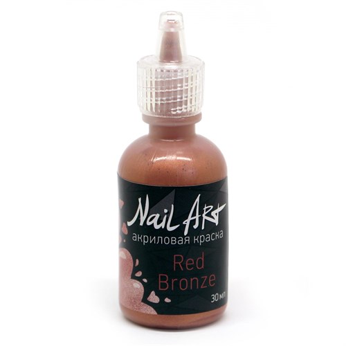 Nail Art Paint OW Red Bronze Pearly 30 ml. Ork's Workshop Nail Art - photo 28739