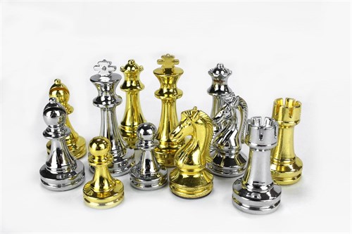 Gift Chess Set "Noble Metals" 39×39 cm / Board Game - photo 28813