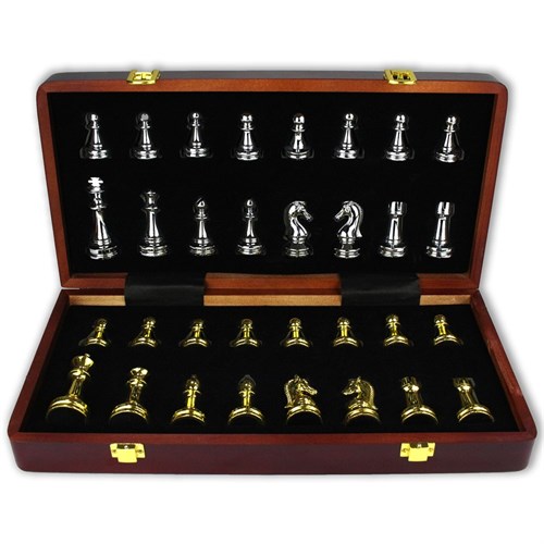 Gift Chess Set "Noble Metals" 39×39 cm / Board Game - photo 28814