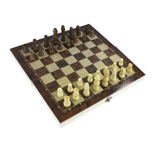 Set "Chess Set+Draughts+Backgammon" 24×24 cm / Board Game - photo 28823
