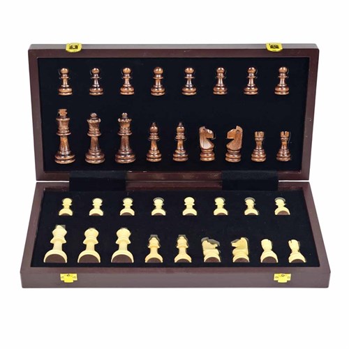 Gift Chess Set Classic Lacquered 39×39 cm - photo 28837