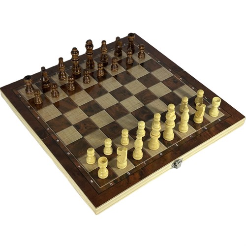 Set "Chess Set+Draughts+Backgammon" 34×34 cm / Board Game - photo 28894