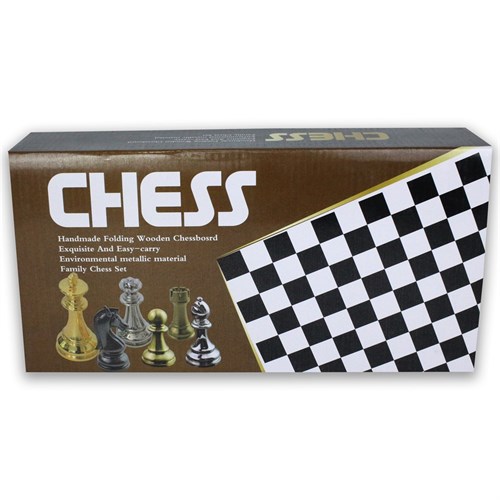 Gift Chess Set "Noble Metals" 29×29 cm / Board Game - photo 28907